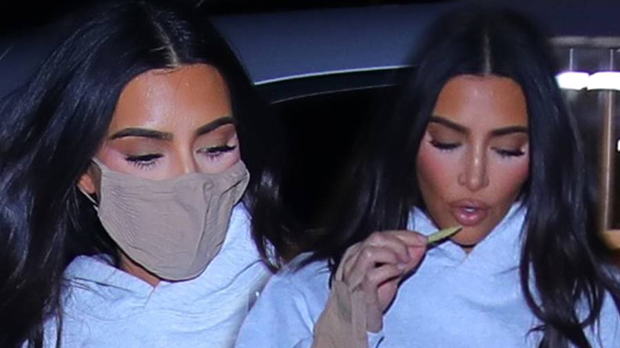 Kim Kardashian zajada smutki fast foodem?