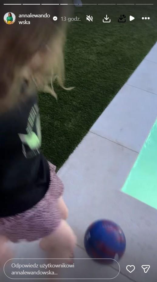 Ania Lewandowska pokazała talent córeczek, fot. Instagram