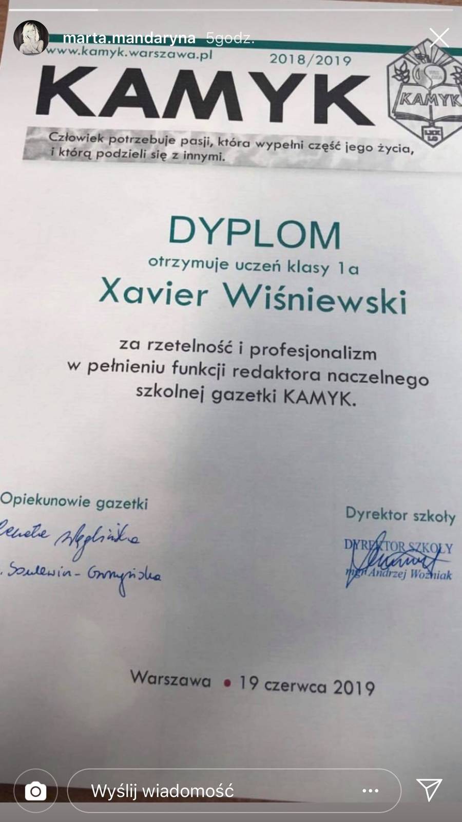 Zakończenie roku szkolnego – Skrzynecka, Wojciechowska, Ostaszewska… chwalą się świadectwami swoich dzieci