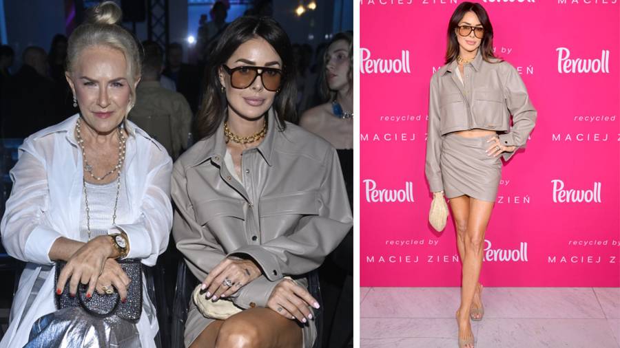 Pokaz mody PerwollxMaciej Zień. Danuta Stenka w odważnym różu, Ola Adamska debiutuje w totalnie krótkich włosach