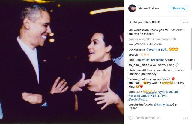 Wyjątkowe zdjęcia Kim Kardashian i… Baracka Obamy!