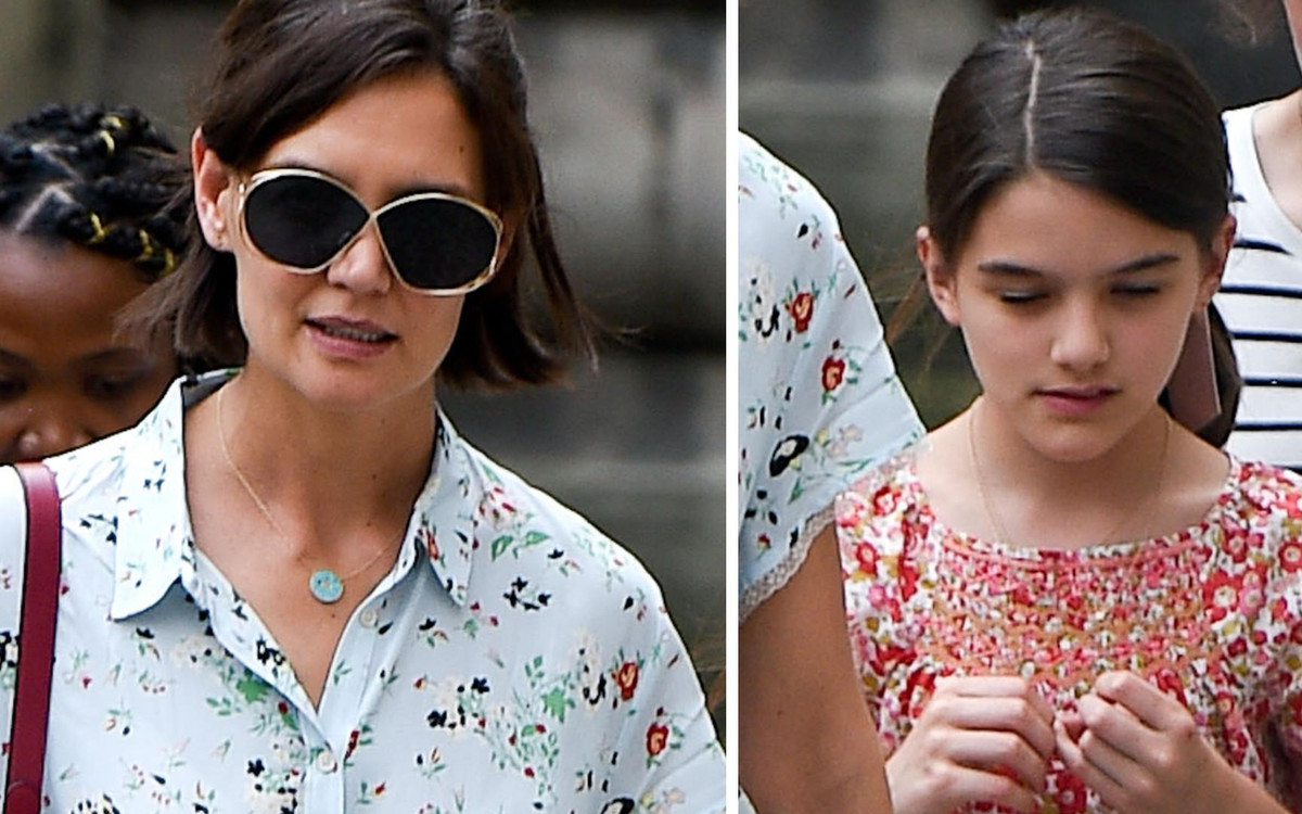 Katie Holmes zabrała Suri do Paryża (ZDJĘCIA)