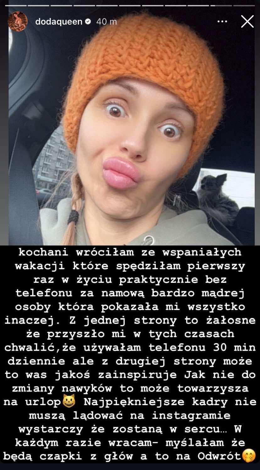 Doda, fot. Instagram. 