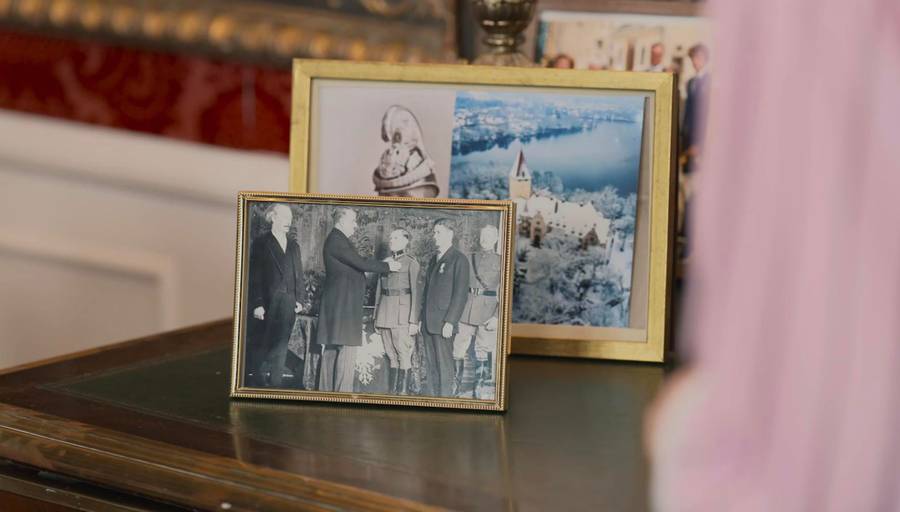 Książę Lubomirski wystroił pałac na Wielkanoc, fot. TVN