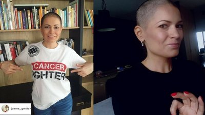 Dziennikarka walczy z nowotworem piersi: Duperele ma się w du**e