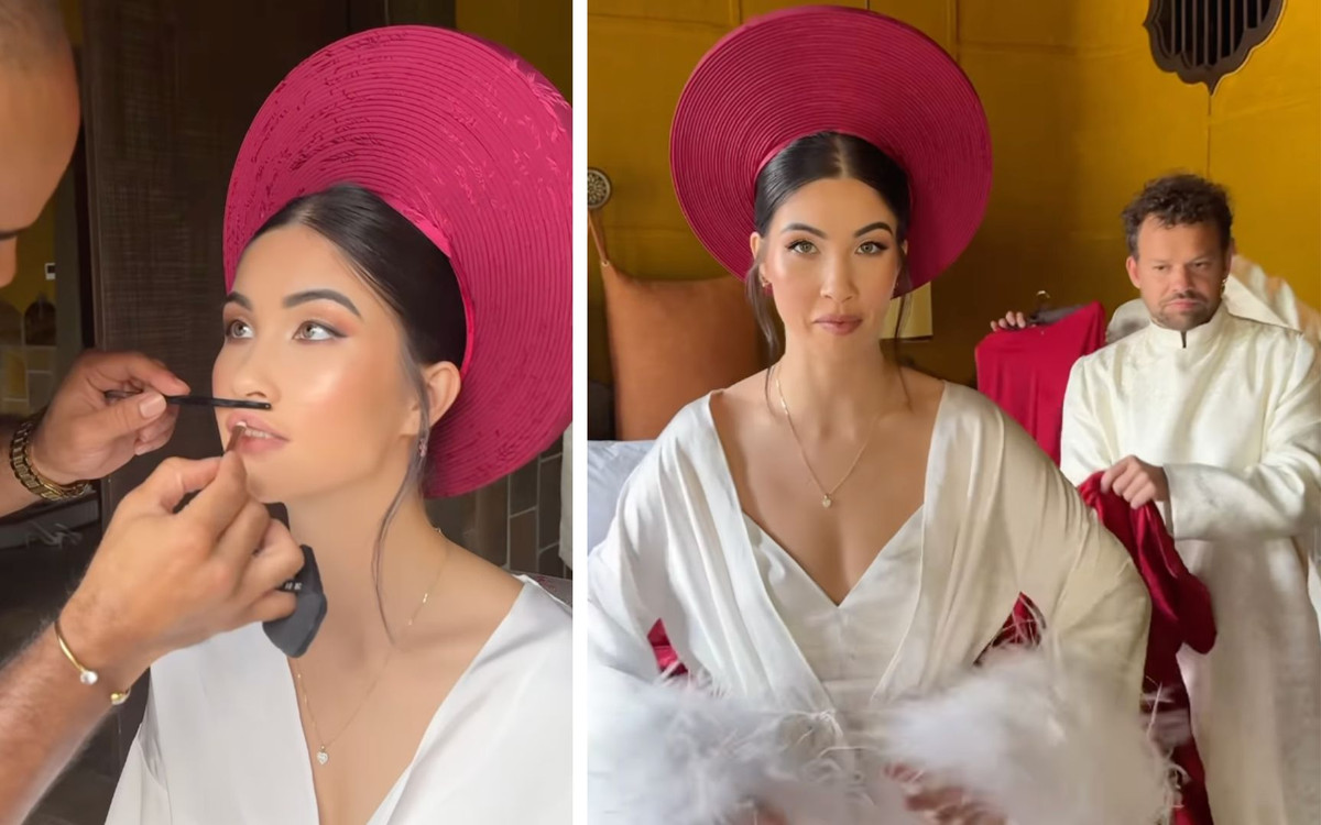 Wyjątkowy ślub gwiazdy “Top Model” w Wietnamie. Nie mogło zabraknąć Michała Piróga