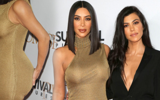 Zmęczona Kim i Kourtney wyglądająca jak jej młodsza siostra