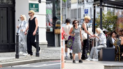 Kasia Sawczuk spaceruje po mieście z chłopakiem, francuskim muzykiem (ZDJĘCIA)