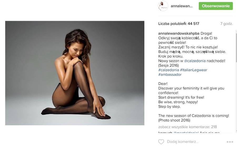 Seksowne zdjęcie rozebranej Lewandowskiej wywołało skrajne emocje