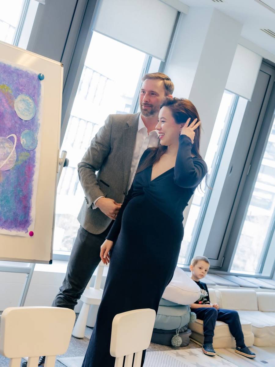 Aleksandra Uznańska-Wiśniewska w ciąży