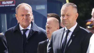 Wymowny gest Tuska i Nawrockiego na pogrzebie Łukasza Litewki. Ten moment mówi więcej niż słowa