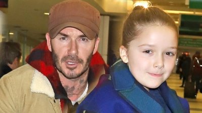 David Beckham SKRYTYKOWANY za pocałunek 7-letniej córki (Instagram)