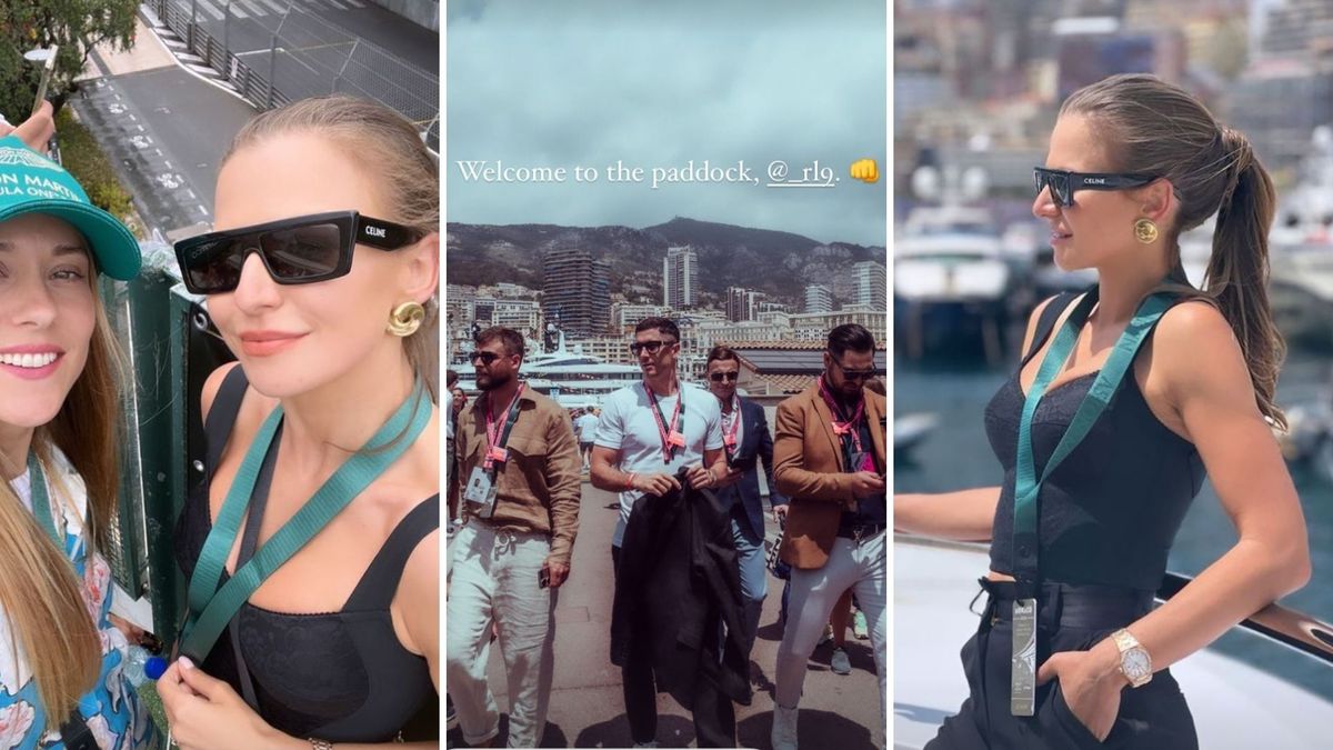 Anna Lewandowska w Monako