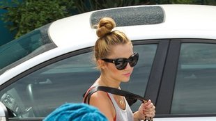 Miley Cyrus kibicuje swojemu chłopakowi