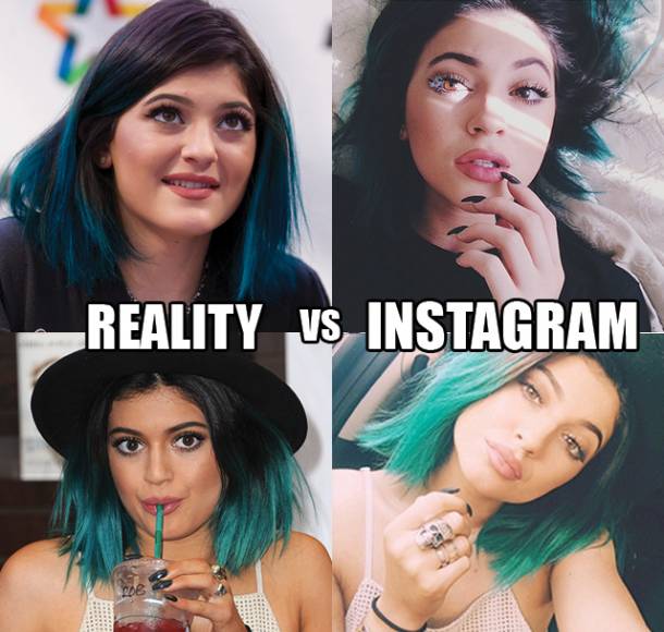 Kylie Jenner i jej usta na memach
