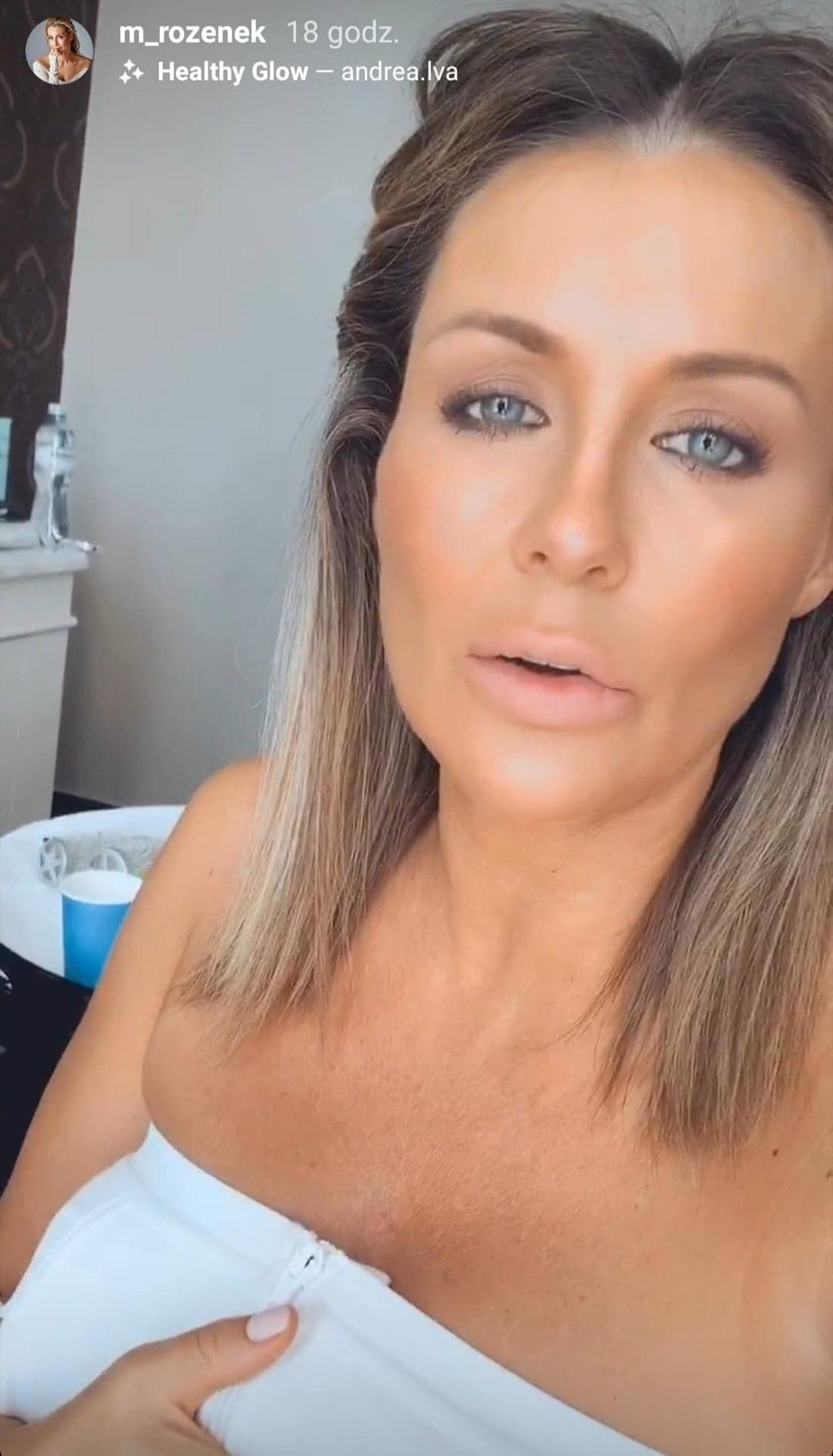 Małgorzata Rozenek na planie programu