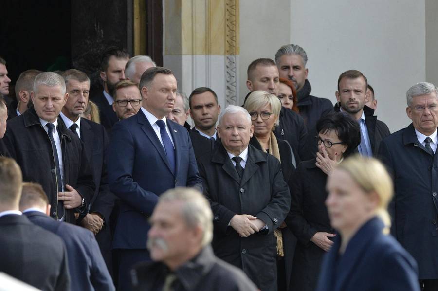 Pogrzeb Kornela Morawieckiego