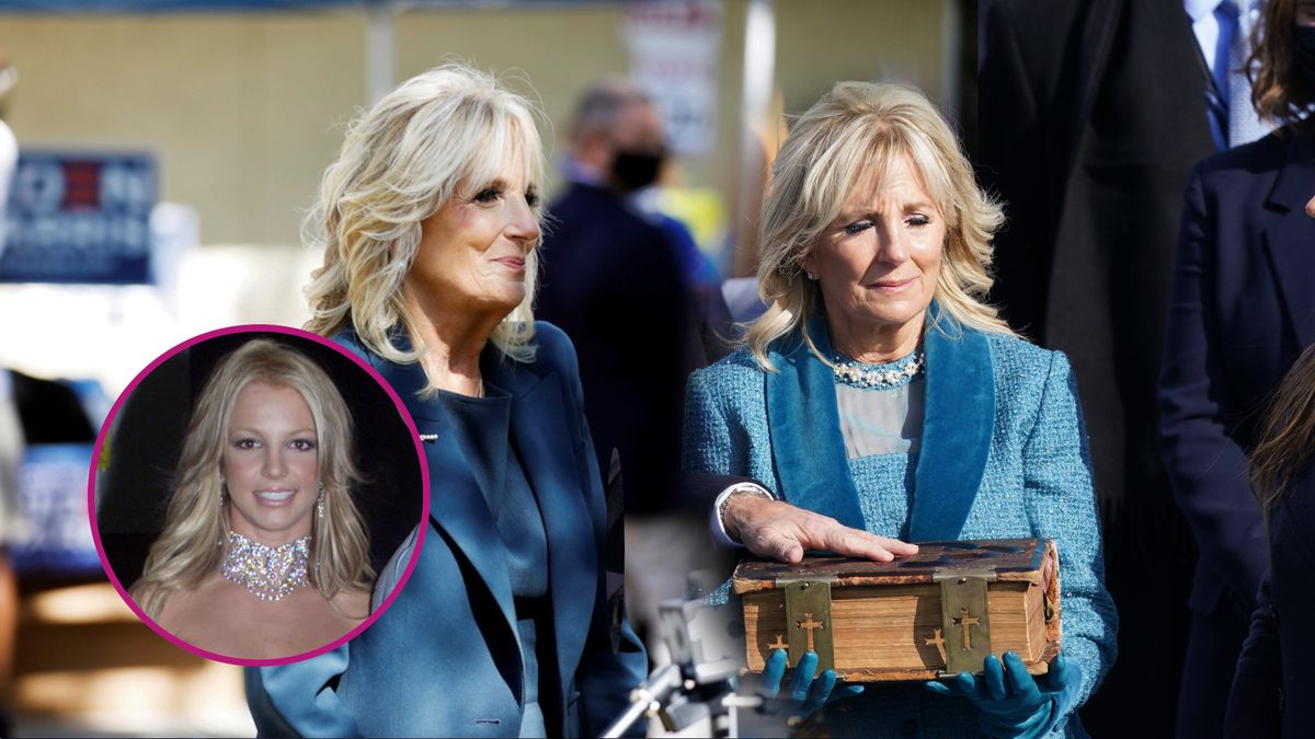 Jill Biden jak Britney Spears