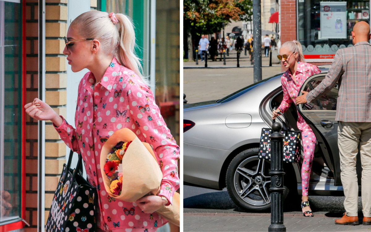 Dollarsowa Caroline wróciła do Polski. Robi zakupy na bazarze