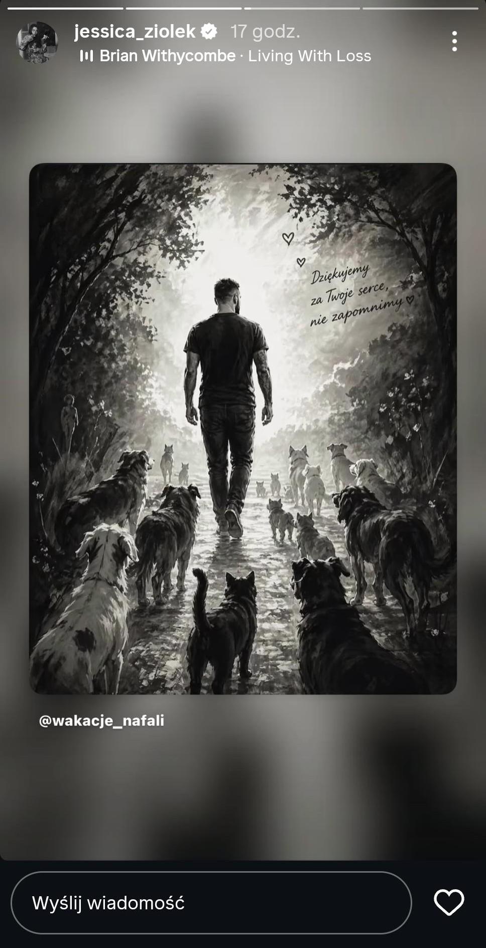 Gwiazdy żegnają Łukasza Litewkę, fot. Instagram