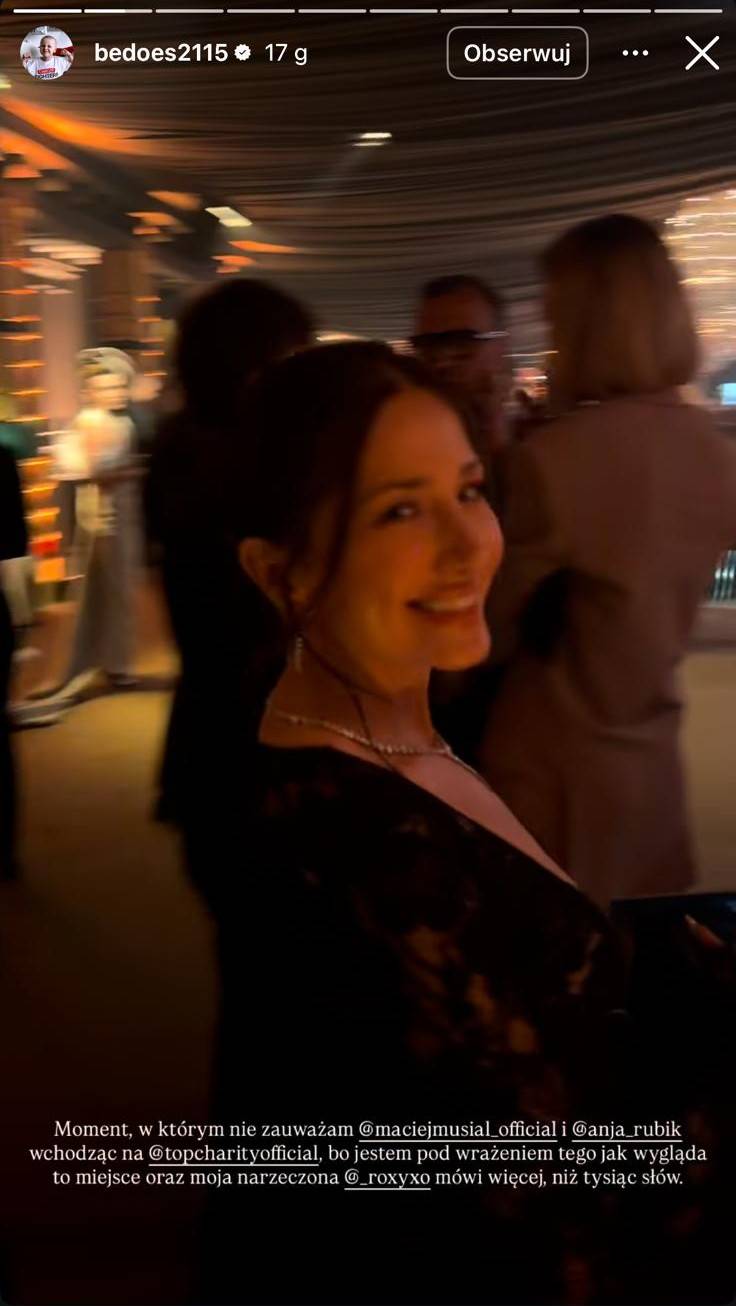 Bedoes na gali Top Charity 2026, fot. Instagram