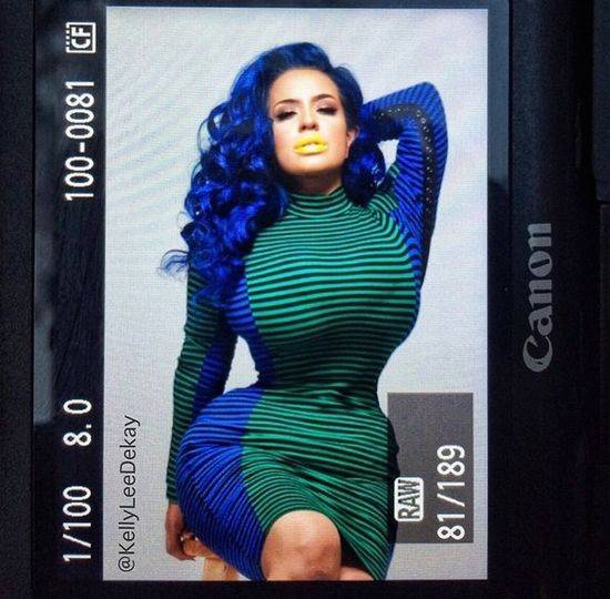 Kelly Lee Dekay właścicelka najwęższej talii w show biznesie