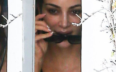 Kim Kardashian w końcu wyszła z domu