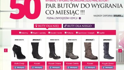 Wybierz sobie buty i wygraj je!