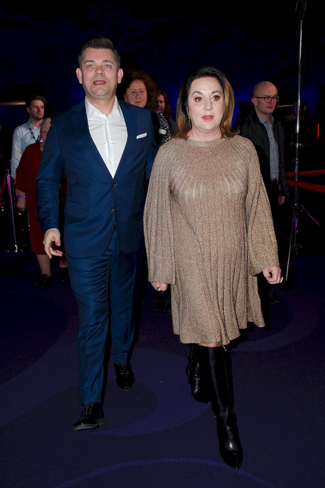 Premiera filmu "Zenek", Zenon i Danuta Martyniuk