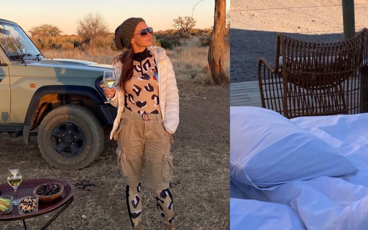 W takich luksusach Kinga Rusin spędza czas w Afryce
