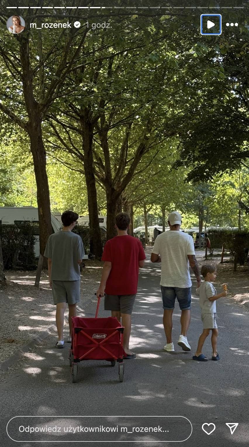 Zmęczona Małgorzata Rozenek nadaje z PARYSKIEGO kempingu z rodziną! “Nie są to luksusowe warunki” (FOTO)