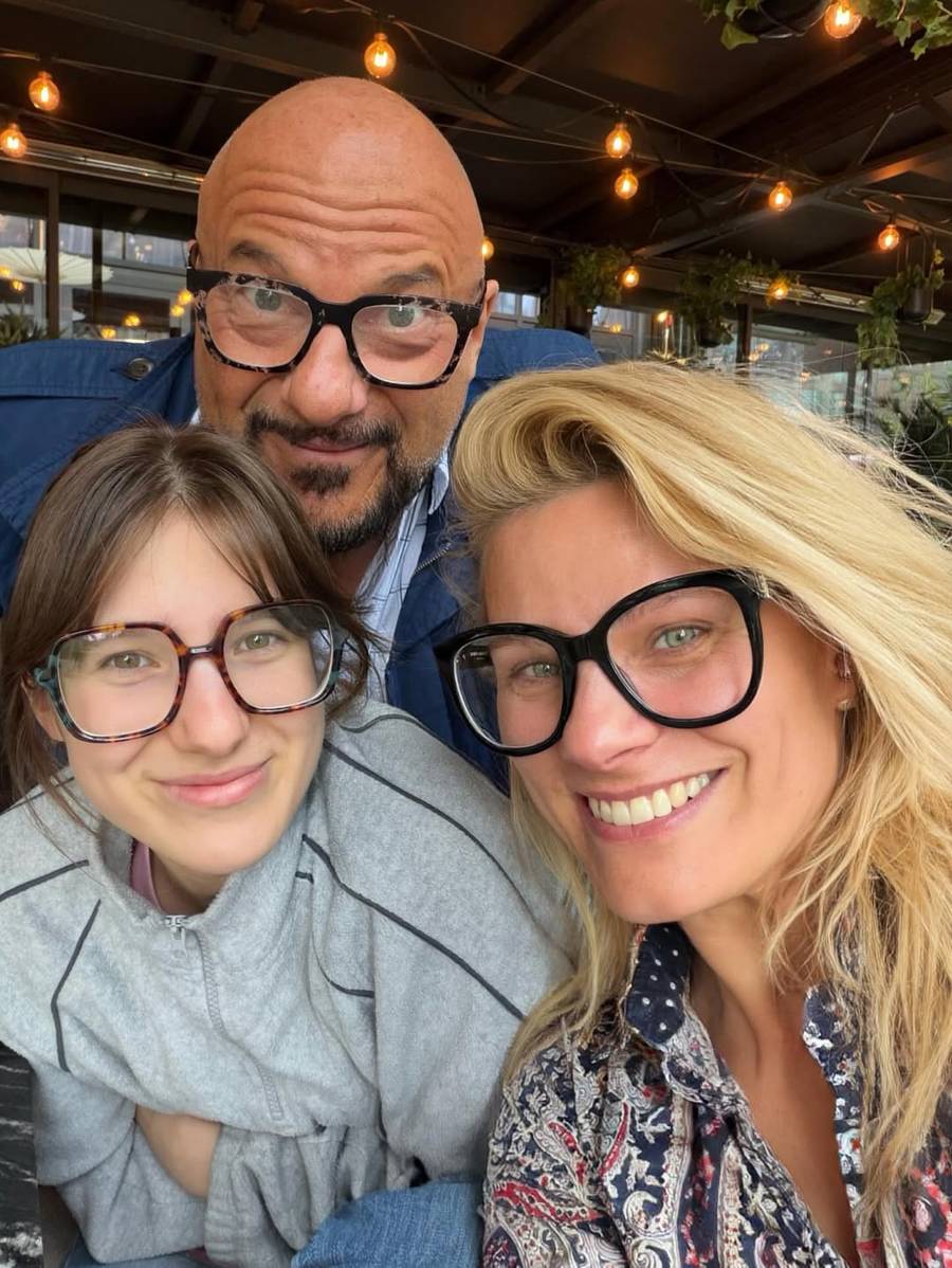 Anna Głogowska, Piotr Gąsowski z córką Julią, fot. Instagram