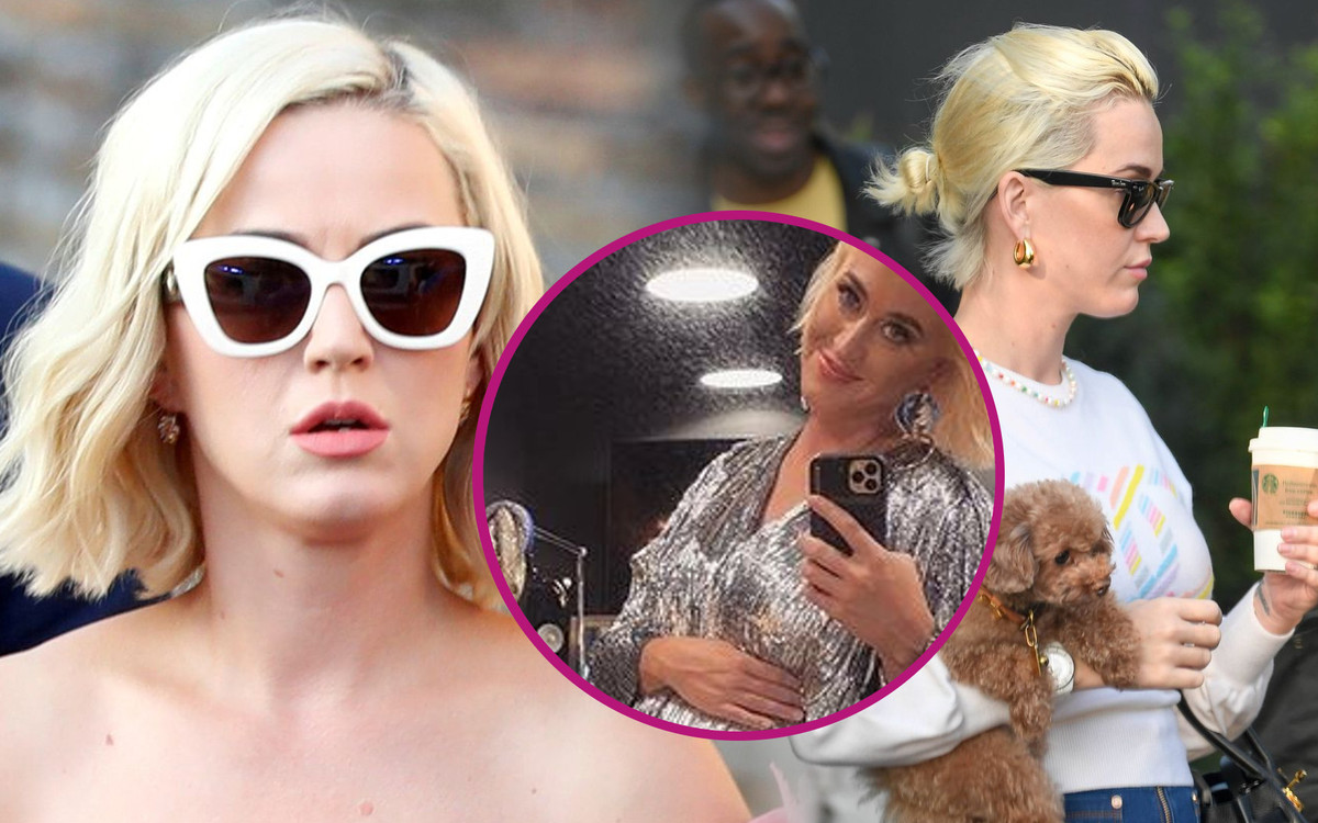 Katy Perry pokazuje BARDZO duży brzuszek w srebrnej kreacji
