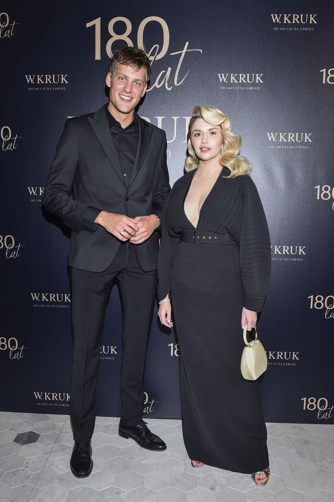 Jakob Kosel i Ciocia Liestyle na imprezie W. Kruk