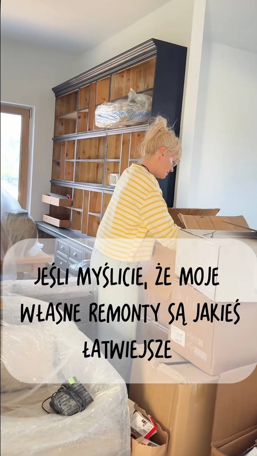 Szelągowska poległa na remoncie własnego domu, fot. Instagram
