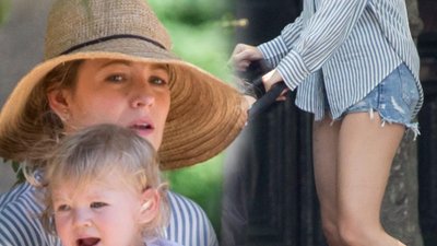 Szczuplutka Blake Lively bawi się z dziećmi (ZDJĘCIA)