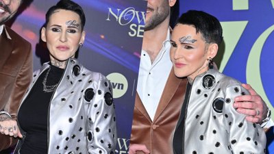 Pierwszy raz razem na ściance. Chylińska w objęciach przystojniaka kradnie uwagę na ramówce TVN