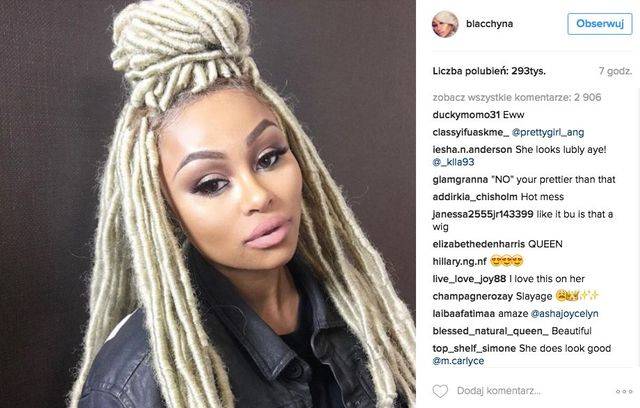 Ostatnia metamorfoza Blac Chyny ZASZOKOWAŁA nawet Roba Kardashiana!