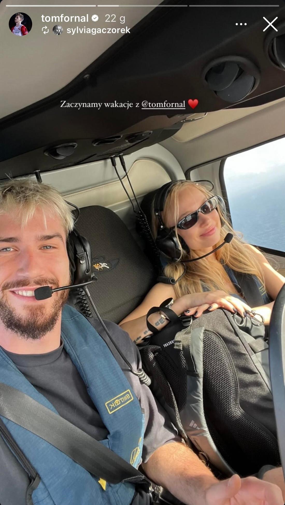 Tomasz Fornal, Sylwia Gaczorek, fot. Instagram.
