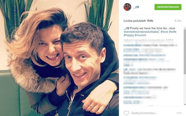 Robert Lewandowski pokazał BRZYDKĄ przekąskę od Ani (Ins)