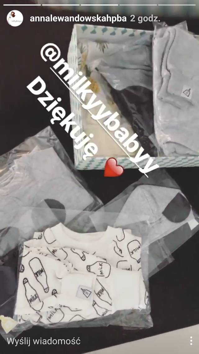 Kolory prezentów dla dziecka Lewandowskiej sugerują, że to będzie…