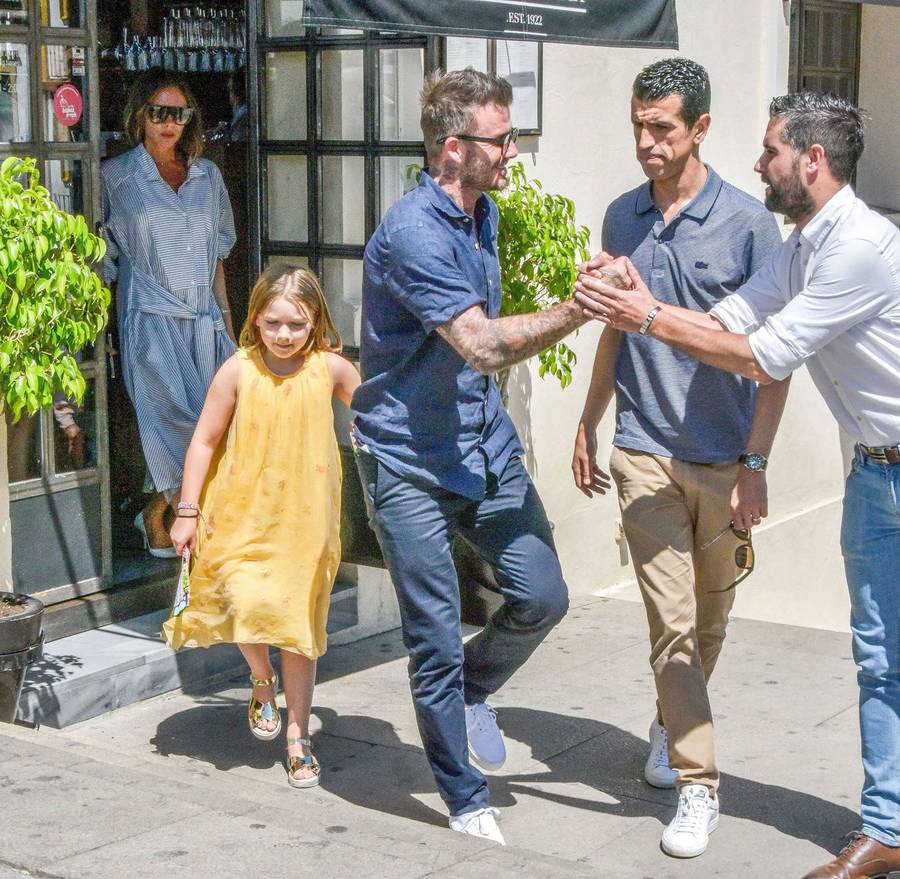 Beckhamowie z dziećmi – Harper, Romeo i Cruzem na wakacjach w Hiszpanii