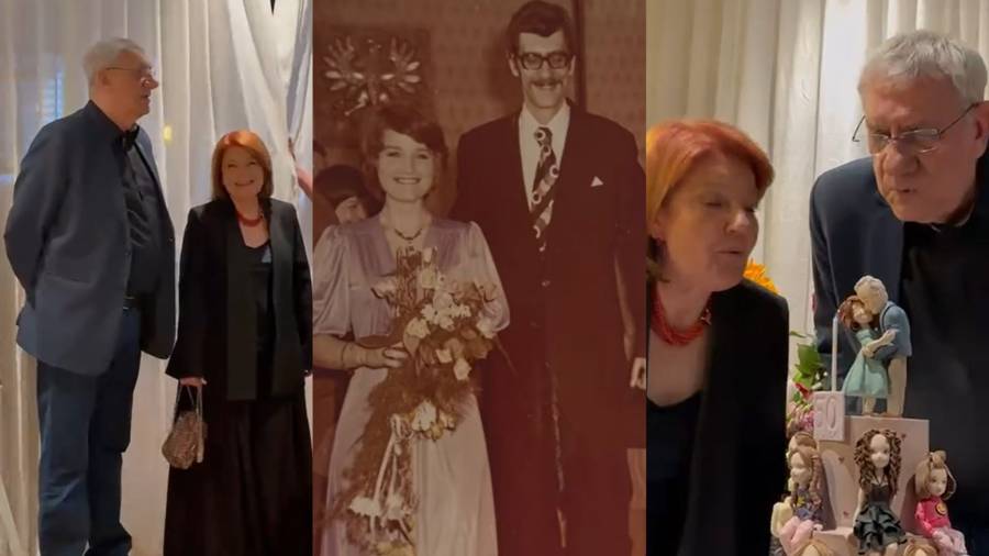 Wiktor Zborowski i Maria Winiarska świętują 50. rocznicę ślubu, fot. Instagram