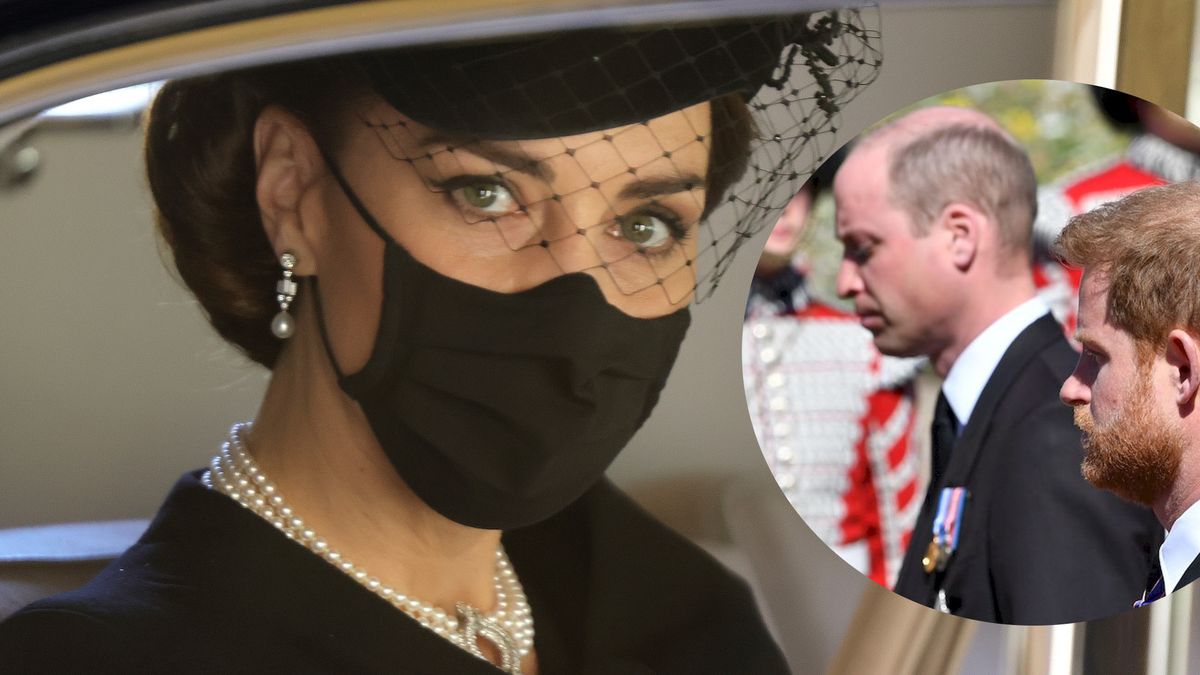 Eksperci komentują gest księżnej Kate. Pomogła Williamowi i Harry'emu