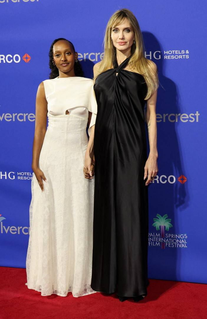 Zatrzęsienie gwiazd na Festiwalu w Palm Springs: Ariana Grande ubrana w piłkę do jogi, Angelina Jolie z córką, Nicole Kidman…