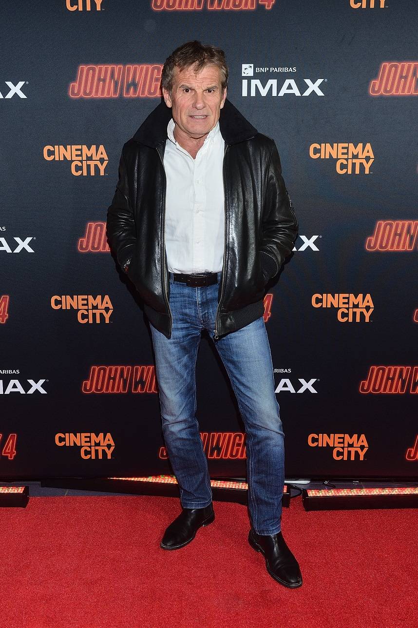 Pokaz filmu „John Wick 4”. Jacek Rozenek, Marcin Mroczek, Emilia Dankwa z „Rodzinki.pl”, Damian „Stifler”