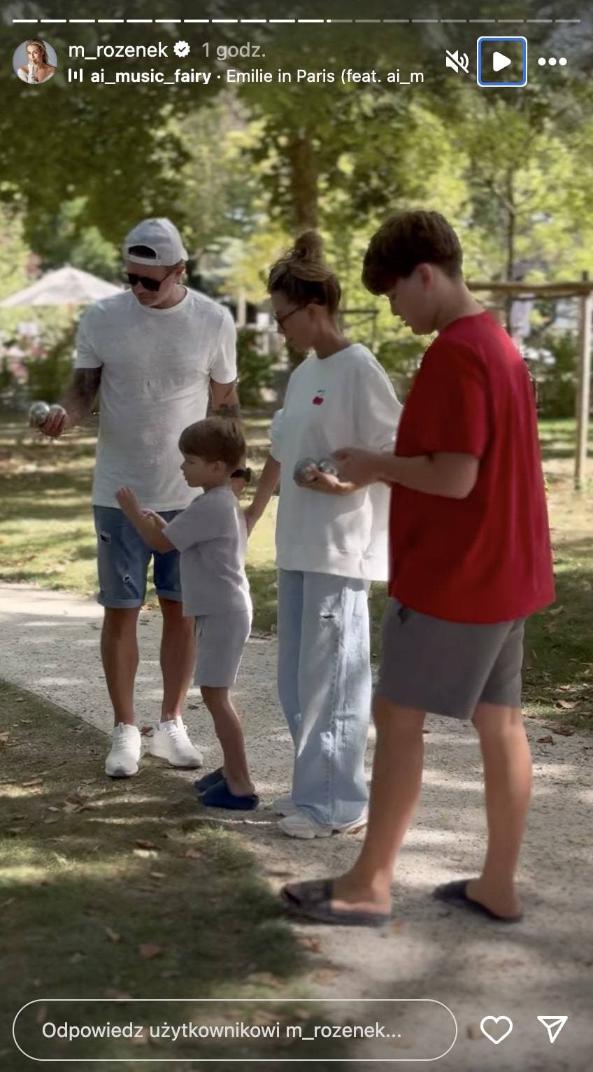 Zmęczona Małgorzata Rozenek nadaje z PARYSKIEGO kempingu z rodziną! “Nie są to luksusowe warunki” (FOTO)