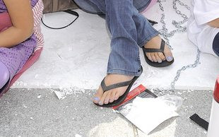 Marta Krupa zakuta w łańcuchy (FOTO)