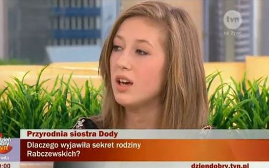 Przyrodnia siostra Dody chce zostać aktorką