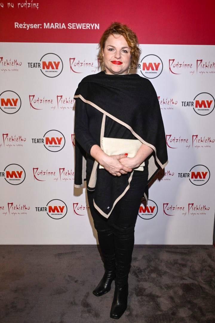 Premiera spektaklu “Rodzinne piekiełko”: Edyta Zając z partnerem, Bosacka, Skrzynecka, Gąsiewska